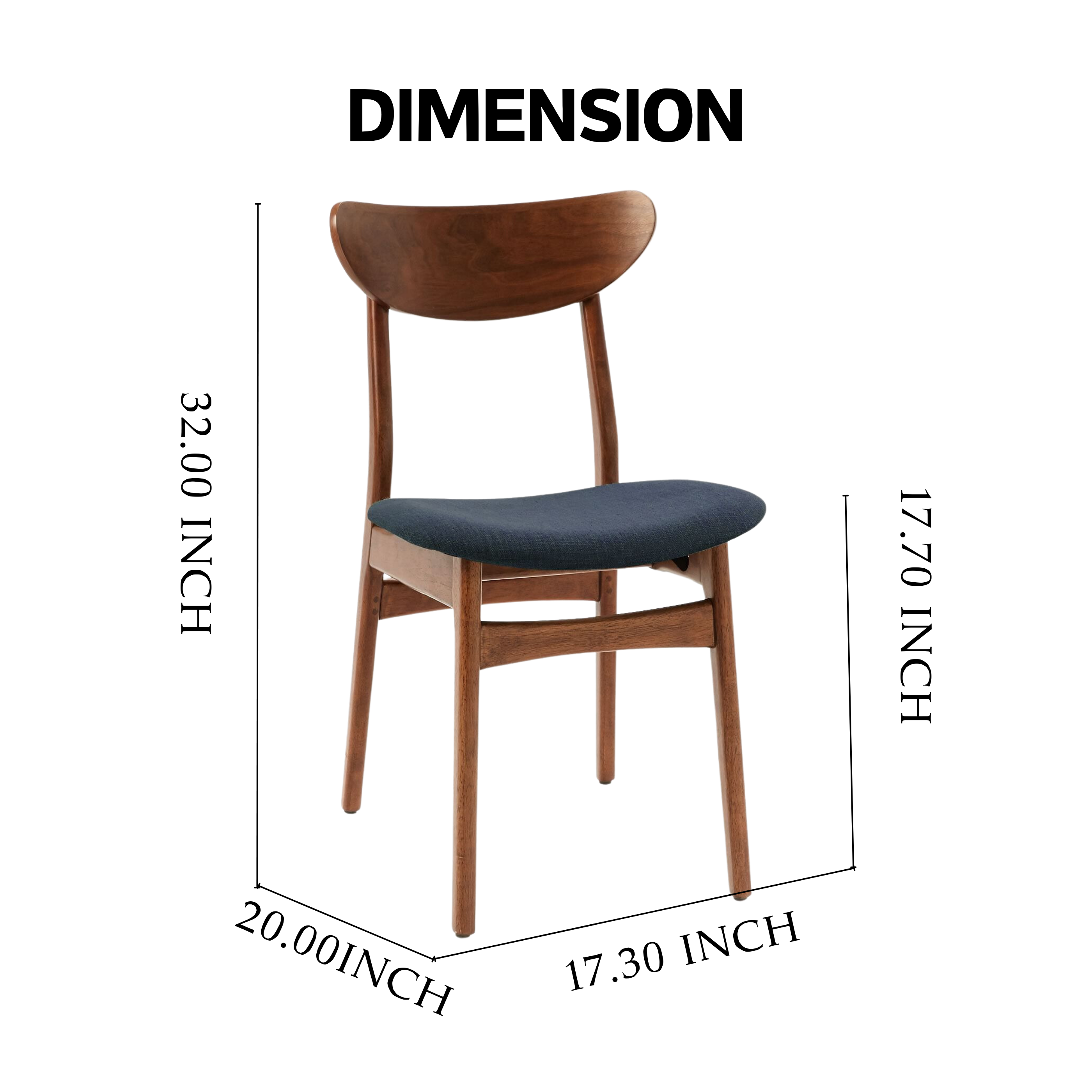 Traditional Bistro Wooden Dining Chair