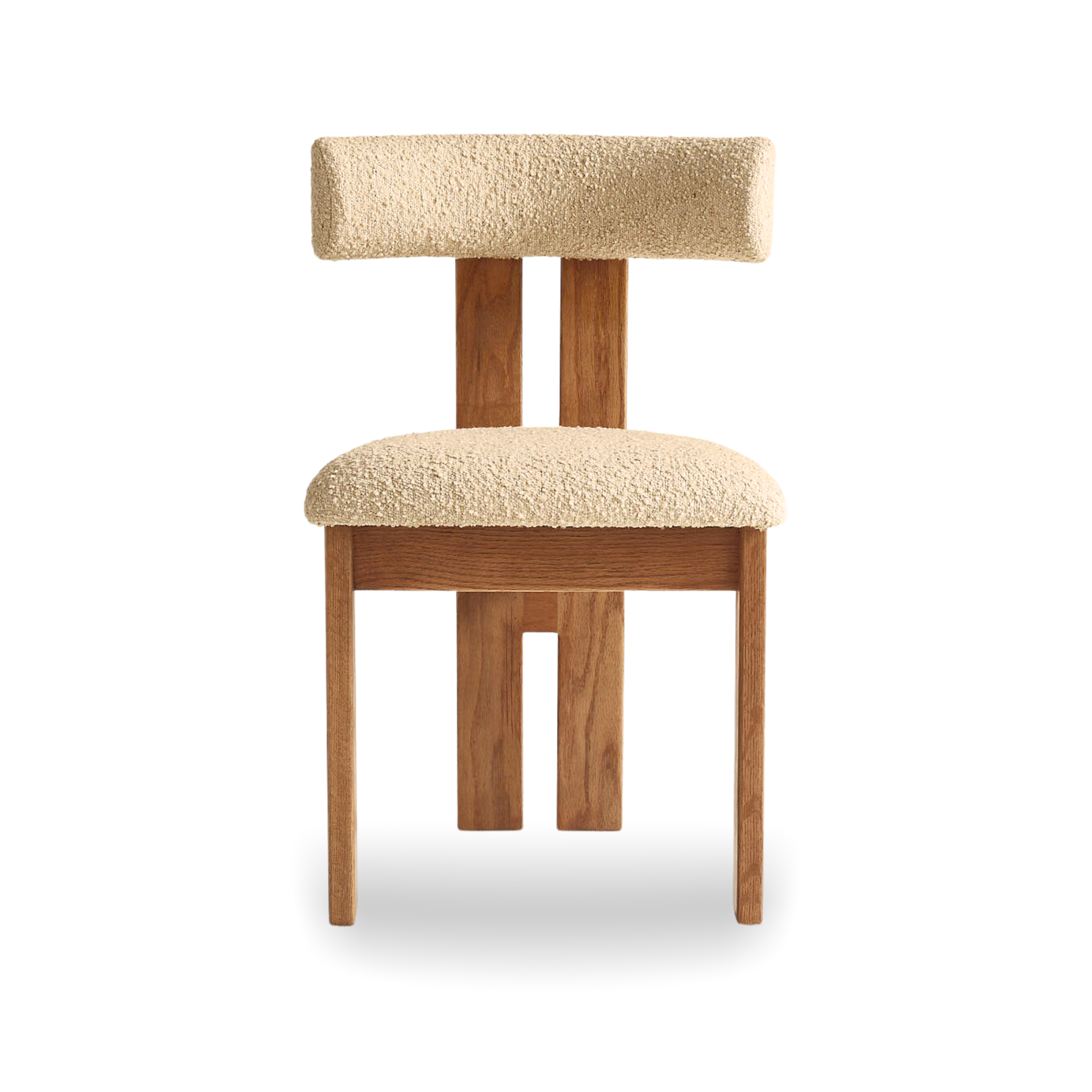 Natural Bouclé Ceremony Dining Chair