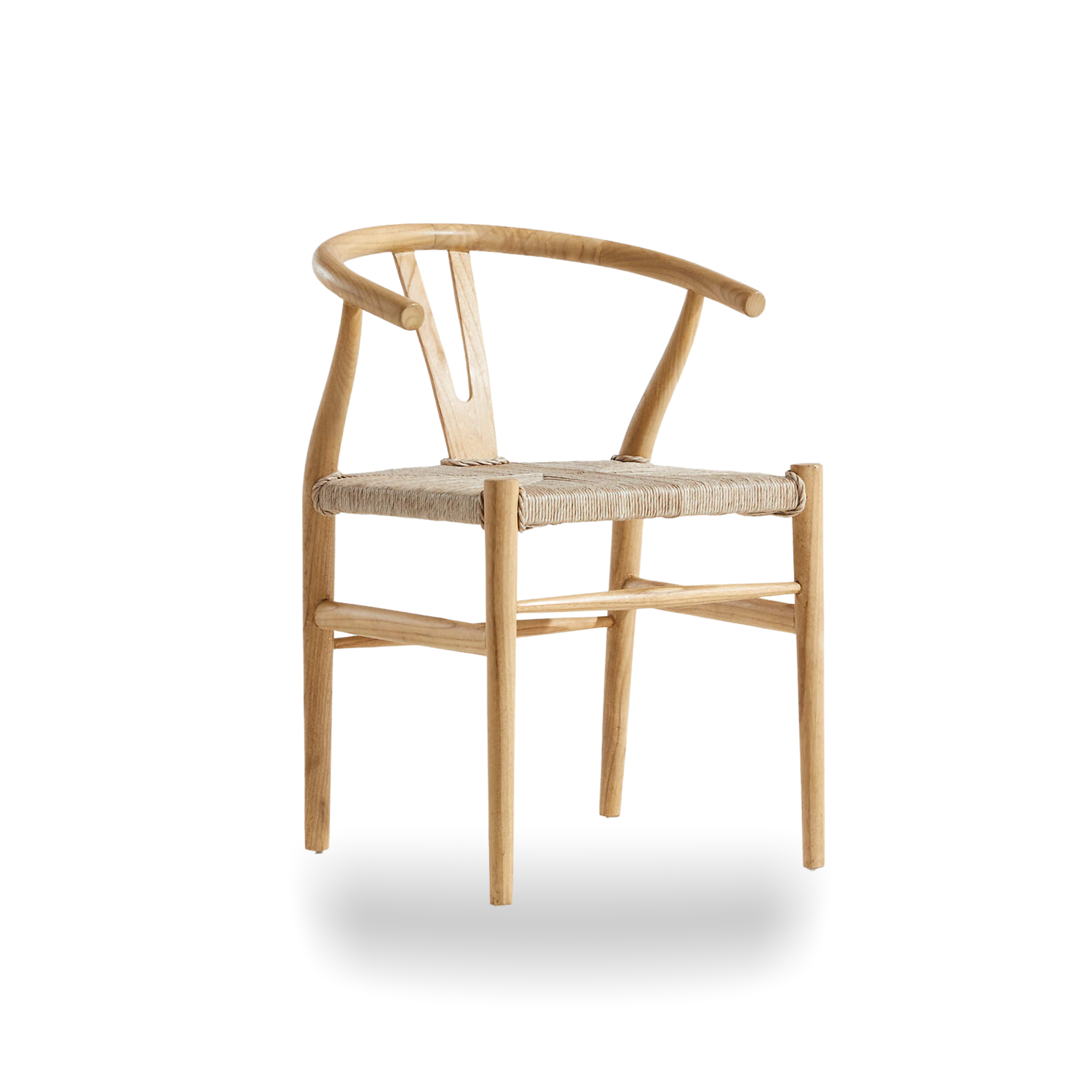 Lunar Ebony Woven Seat Dining Chair - 05 Light Cherry