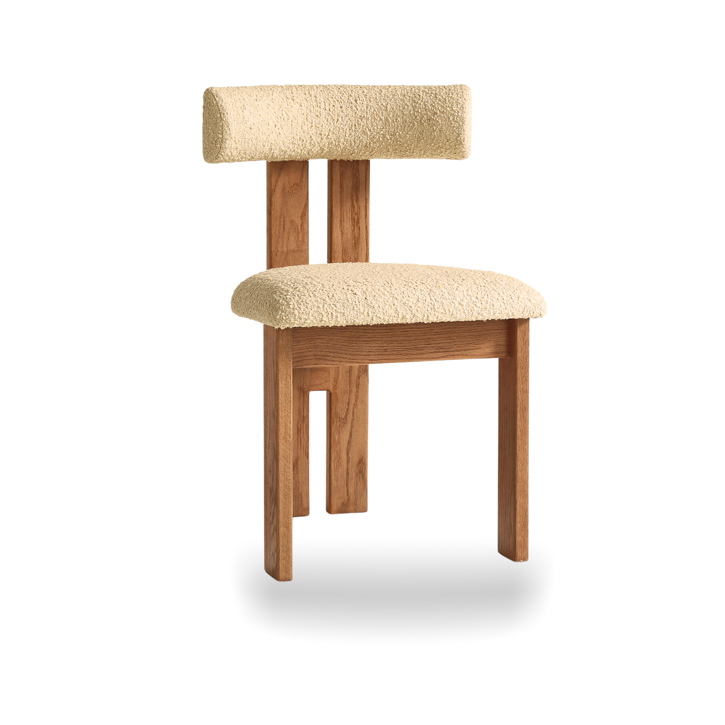 Natural Bouclé Ceremony Dining Chair