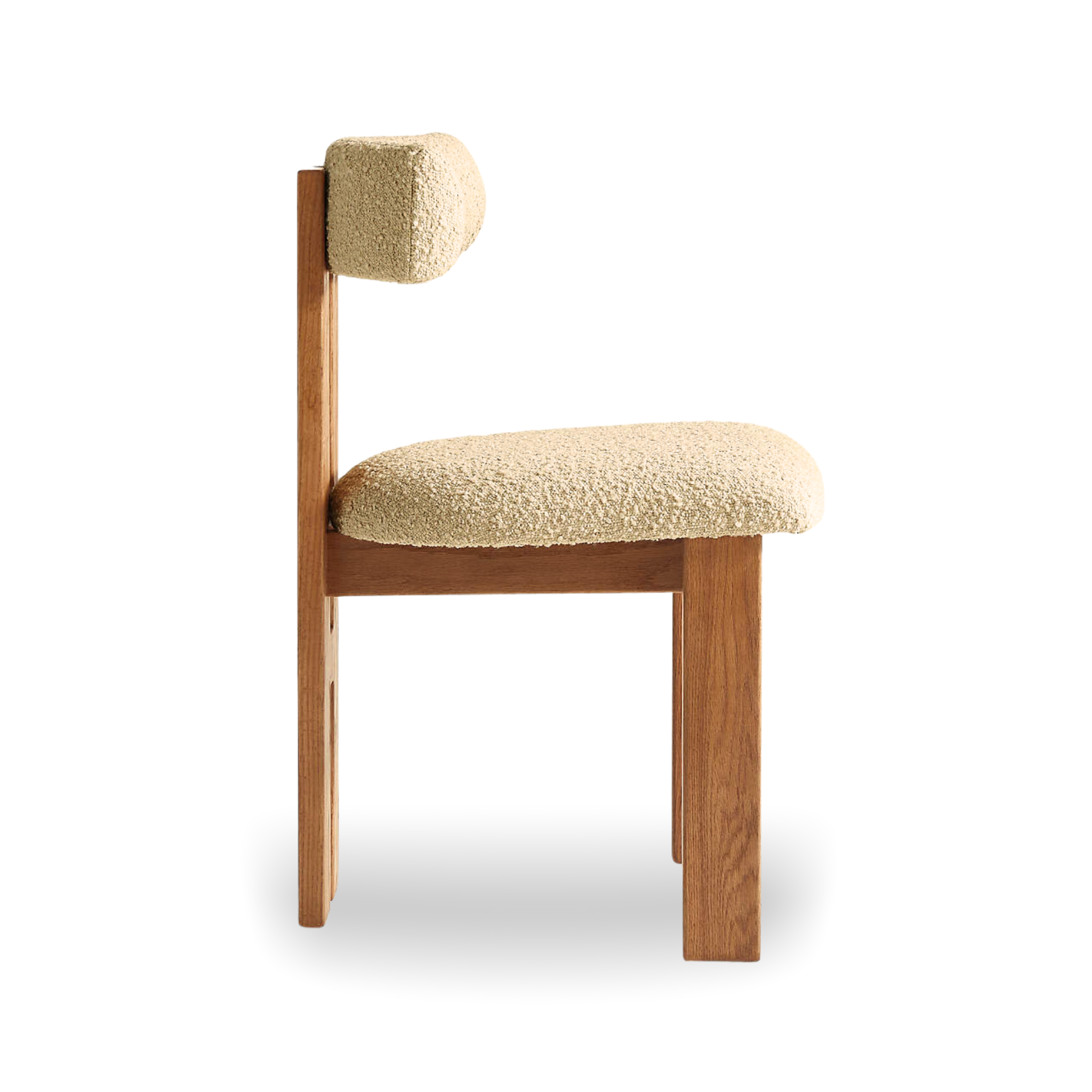 Natural Bouclé Ceremony Dining Chair