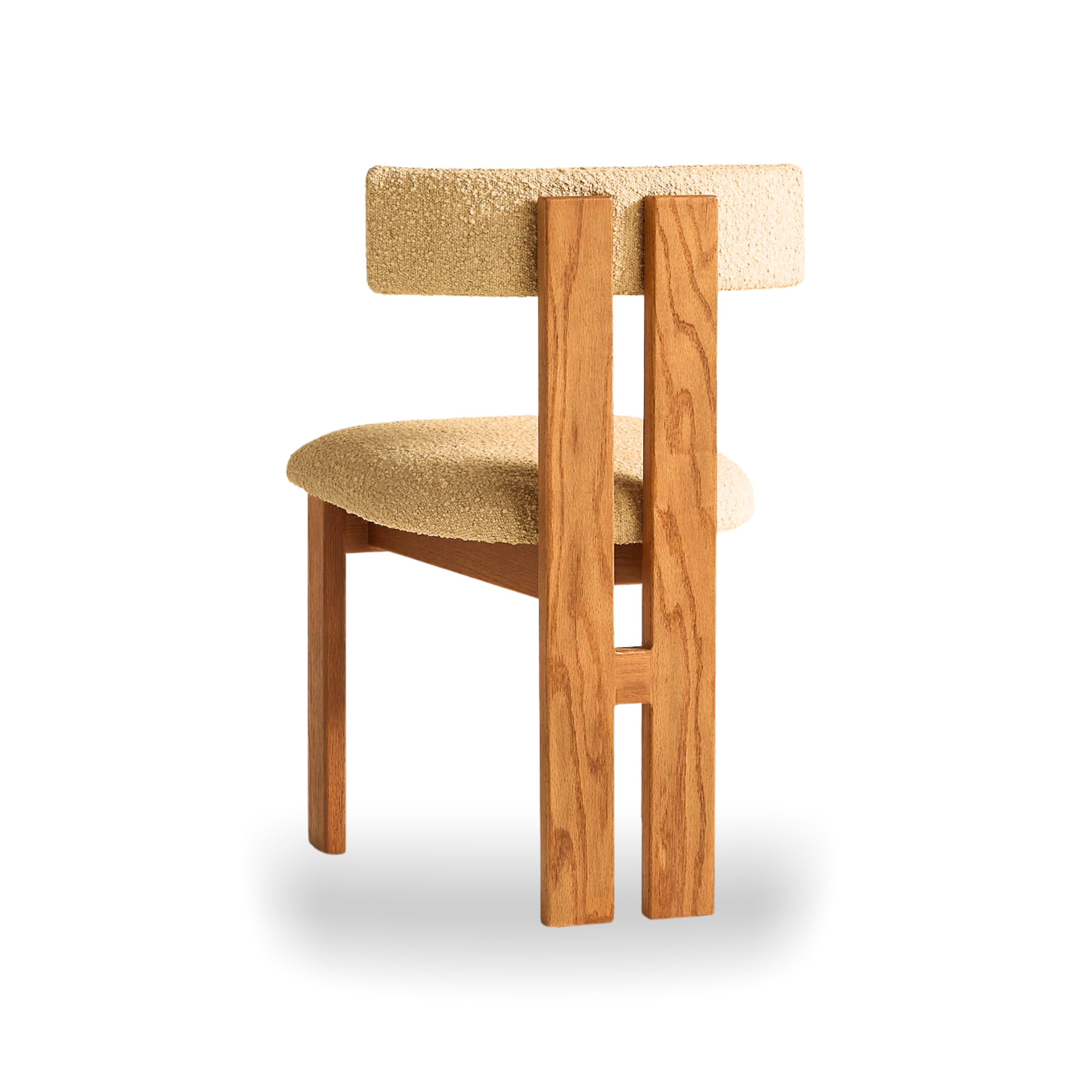 Natural Bouclé Ceremony Dining Chair